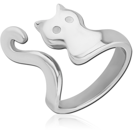 SURGICAL STEEL RING - CAT