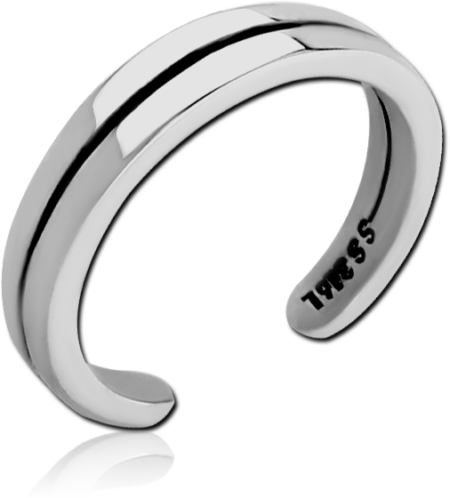 SURGICAL STEEL OPEN RING - OPEN RING