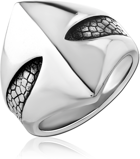 SURGICAL STEEL RING - SHIELD