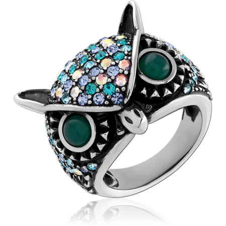 SURGICAL STEEL JEWJELD RING