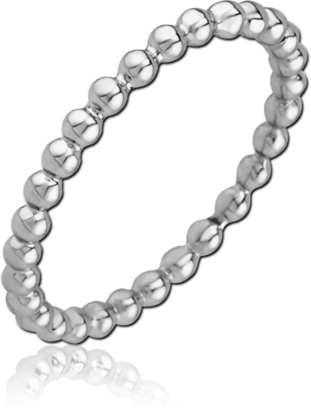 SURGICAL STEEL JEWELED RING