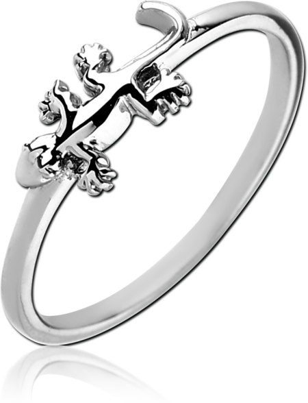 STERLING SILVER 925 RING - LIZARD