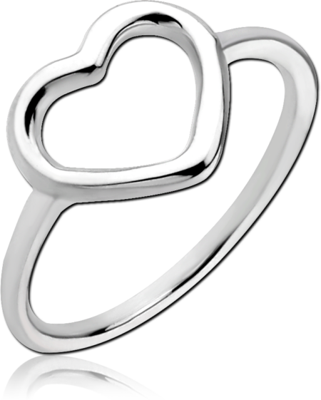 STERLING SILVER 925 RING - HEART