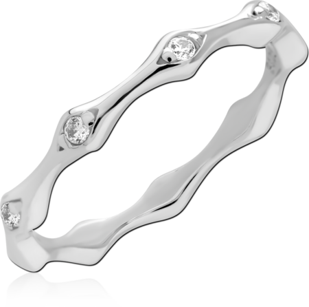 STERLING SILVER 925 JEWELED RING