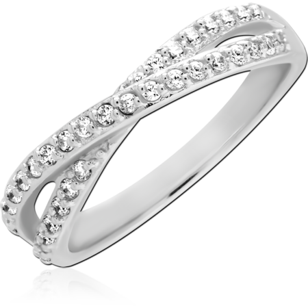 STERLING SILVER 925 JEWELED RING