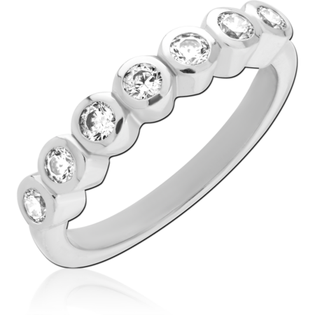 STERLING SILVER 925 JEWELED RING