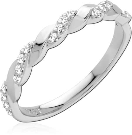 STERLING SILVER 925 JEWELED RING