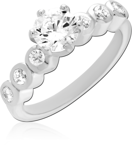 STERLING SILVER 925 JEWELED RING