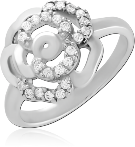 STERLING SILVER 925 JEWELED RING