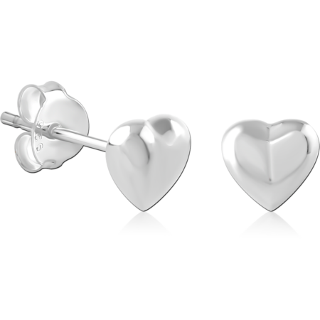 STERLING SILVER 925 PLATED EAR STUDS PAIR