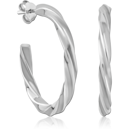 STERLING SILVER 925 PLATED EAR STUDS PAIR