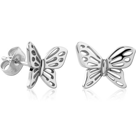 SURGICAL STEEL EAR STUDS PAIR