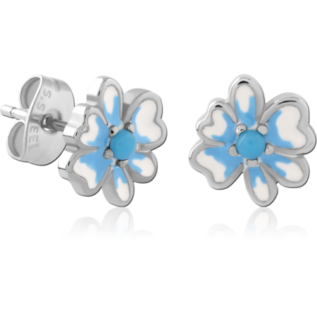 SURGICAL STEEL EAR STUDS PAIR