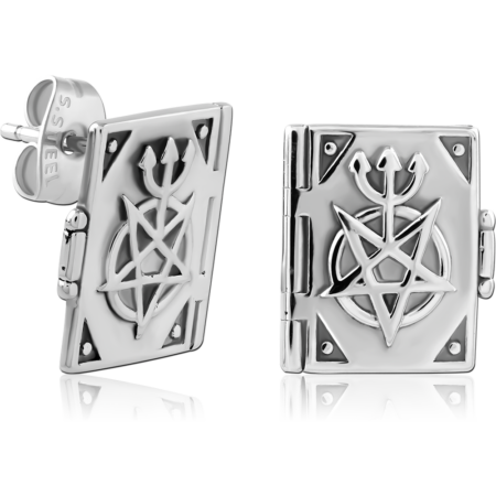 SURGICAL STEEL EAR STUDS PAIR