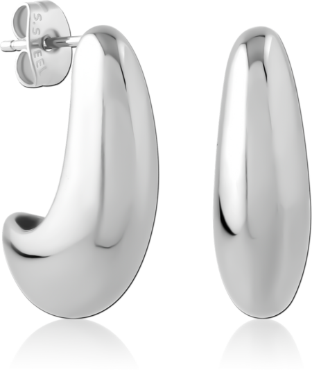 SURGICAL STEEL EAR STUDS PAIR