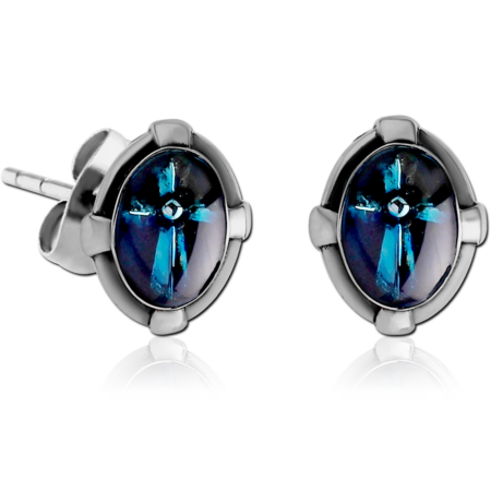 PAIR OF SURGICAL STEEL EAR STUDS