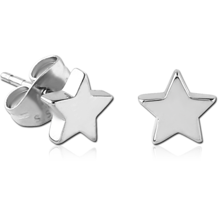 PAIR OF SURGICAL STEEL EAR STUDS