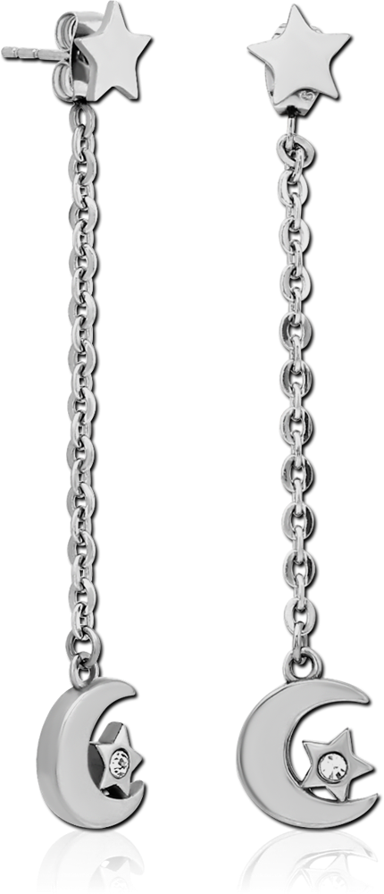 SURGICAL STEEL EAR STUDS PAIR