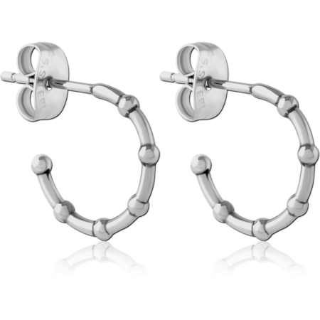 SURGICAL STEEL EAR STUDS PAIR