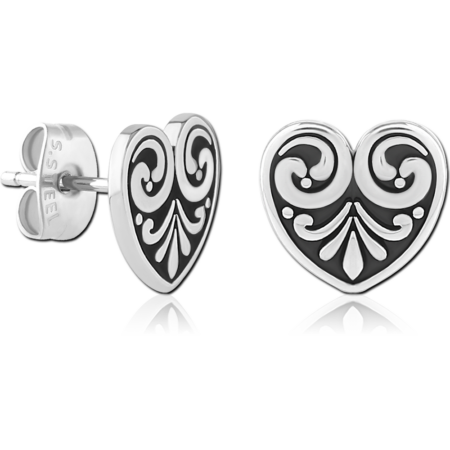 SURGICAL STEEL EAR STUDS PAIR