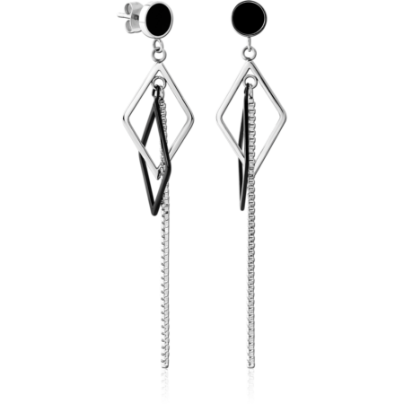 SURGICAL STEEL EAR STUDS PAIR