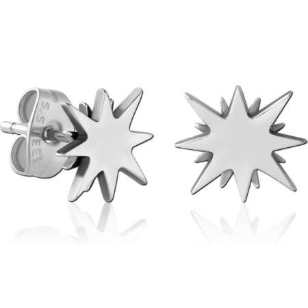 SURGICAL STEEL EAR STUDS PAIR