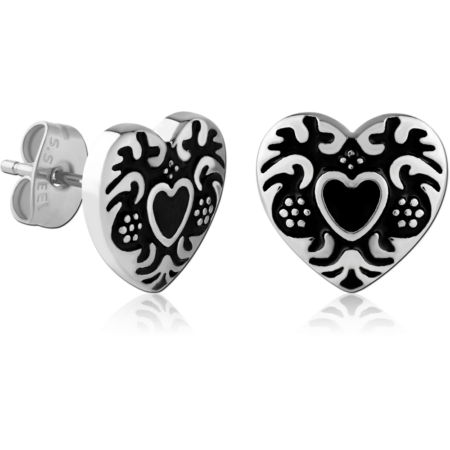 SURGICAL STEEL EAR STUDS PAIR