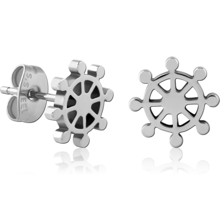 SURGICAL STEEL EAR STUDS PAIR