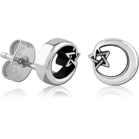 SURGICAL STEEL EAR STUDS PAIR