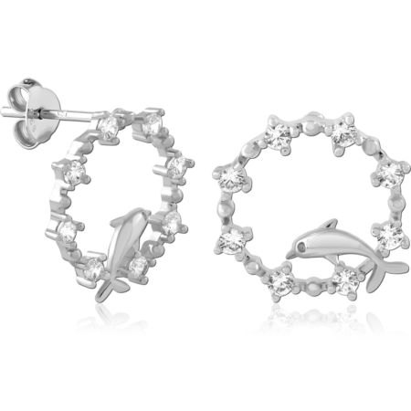 STERLING SILVER 925 EAR STUDS PAIR