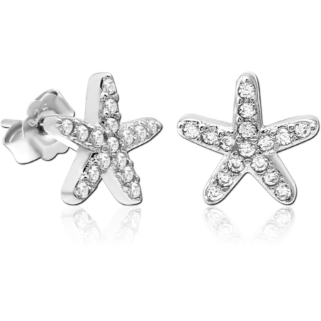 STERLING SILVER 925 EAR STUDS PAIR