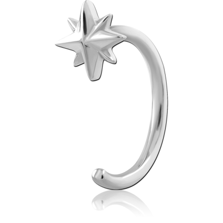 316L SURGICAL STEEL OPEN HUGGIE EARRINGS