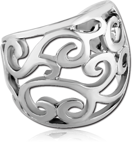 SURGICAL STEEL EAR CUFF - FILIGREE