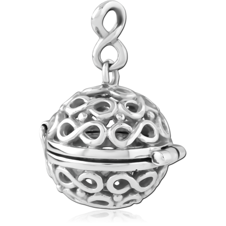 SURGICAL STEEL PENDANT - BALL LOCKET
