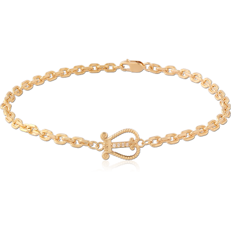 GOLD PLATED 18K STERLING SILVER 925 BRACELET DECORATIVE HOOK CLASP CHAIN