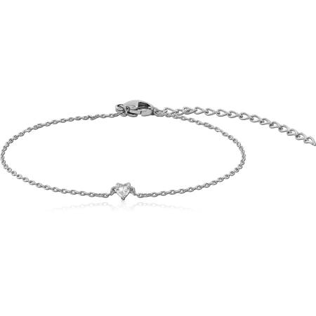 316L SURGICAL STEEL JEWELED BRACELET