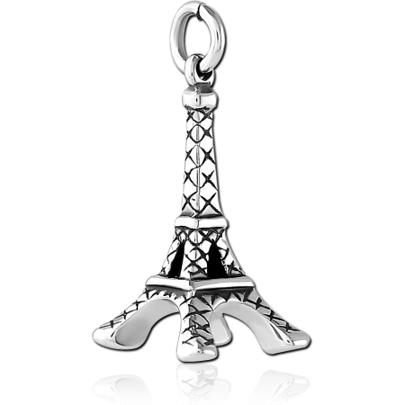 316L SURGICAL STEEL CHARM EIFFEL TOWER