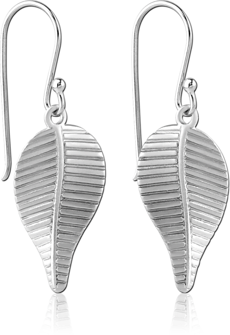 STERLING SILVER 925 RHODIUM PLATED JEWELED EARRINGS PAIR