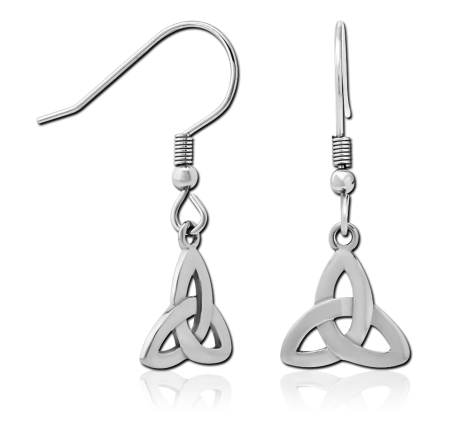 SURGICAL STEEL EARRINGS PAIR - FANCY TRIANGLE