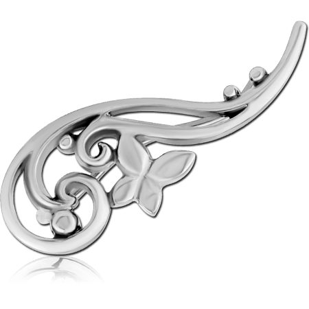 SURGICAL STEEL EAR VINE -LEFT