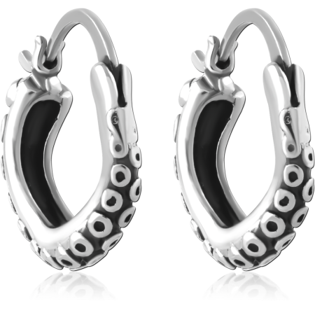 316LSURGICAL STEEL HOOP EARRINGS PAIR