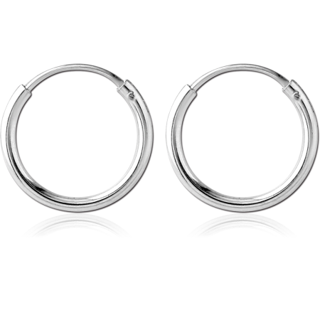 STERLING SILVER 925 HOOP EARRINGS