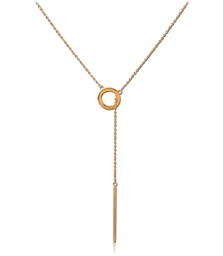 GOLD PLATED STERLING SILVER 925 NECKLACE WITH PENDANT