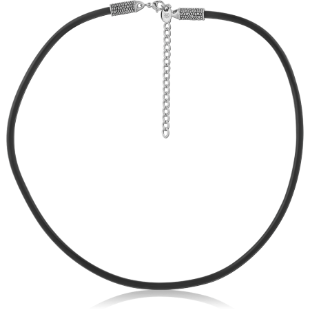 KOOL KATANA RUBBER NECKLACES WITH SURGICAL STEEL LOCK