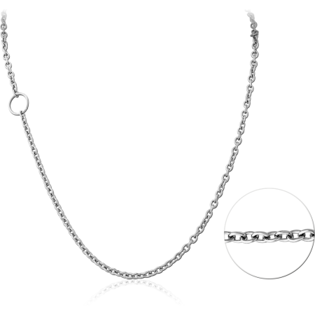 STAINLESS STEEL NECK CHAIN 90CMS
