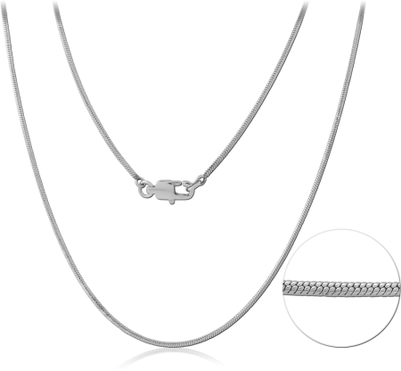 316L STAINLESS STEEL NECKLACE HERRINGBONE CHAIN