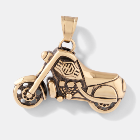 GOLD PVD 18K COATED  SURGICAL STEEL PENDANT