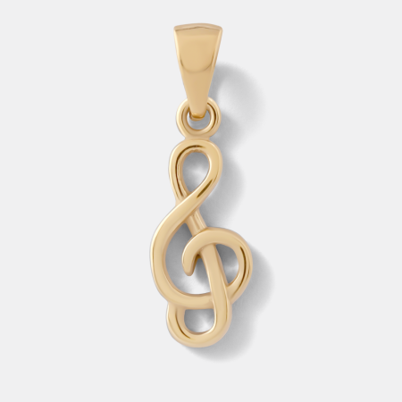 GOLD PVD 18K COATED  SURGICAL STEEL PENDANT