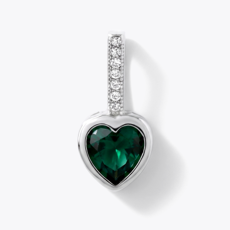 RHODIUM PLATED STERLING SILVER 925 PENDANT