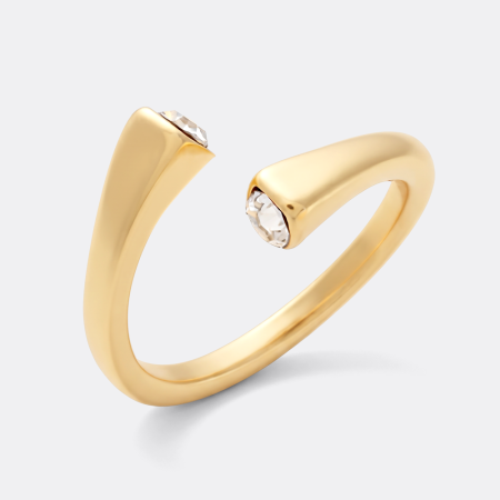 316L GOLD PVD 18K COATED SURGICAL STEEL RING